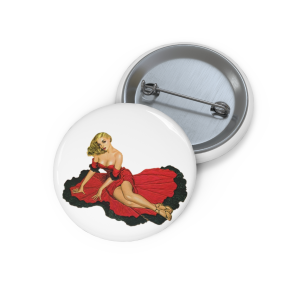 🔥 The “Pin Up Girl” Pin Series is HERE! 🔥Black and Red Gown