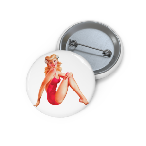 🔥 The “Pin Up Girl” Pin Series is HERE! 🔥Red Bathing Suit