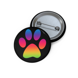 🔥 The “Rainbow” Pin Series is HERE! 🔥Puppy Paw - Black
