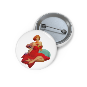 🔥 The “Pin Up Girl” Pin Series is HERE! 🔥Red Dress Sitting