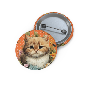 🔥 The “I love my Cat” Pin Series is HERE! 🔥 Ginger Kitten Orange backdrop
