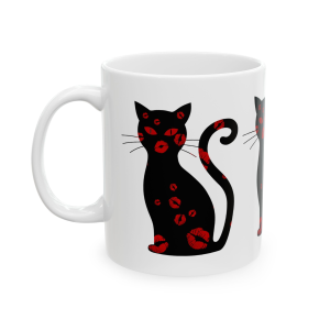 🐱🔥 The “I Love My Cat” Mug Series is HERE! 🔥🐱Cat Lips Ceramic Mug 11oz
