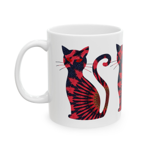 🐱🔥 The “I Love My Cat” Mug Series is HERE! 🔥🐱Cat Arrows Ceramic Mug 11oz