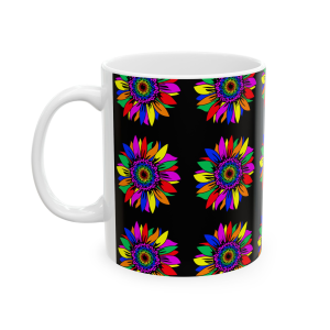🌈🔥 The “Rainbow” Mug Series is HERE! 🔥🌈Rainbow Sunflower of Ceramic Mug 11oz
