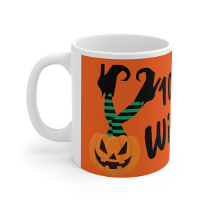 🎃🔥 The “Halloween” Mug Series is HERE! 🔥🎃 100% Witch Orange Mug 11oz