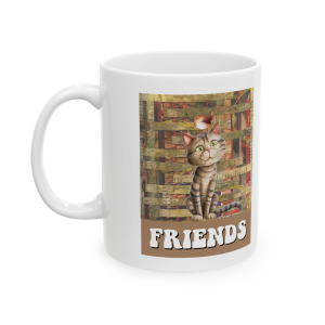 🐱🔥 The “I Love My Cat” Mug Series is HERE! 🔥🐱Marty and Ray - Friends Cat and bird collection Ceramic Mug 11oz