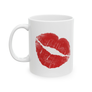 🔥 The “Empowering” Mug Series is HERE! 🔥Red Lips Ceramic Mug 11oz