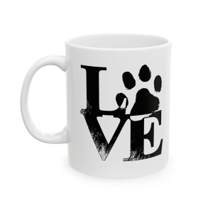 🐾🔥 The “I Love My Dog” Mug Series is HERE! 🔥🐾Love Paws Ceramic Mug 11oz