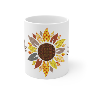 🌻❤️🔥 The “Sunflower” Mug Series is HERE! 🔥❤️🌻Sunflower Love Life White Mug 11oz