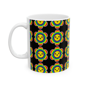 🌈🔥 The “Rainbow” Mug Series is HERE! 🔥🌈Rainbow Happy Face Ceramic Mug 11oz