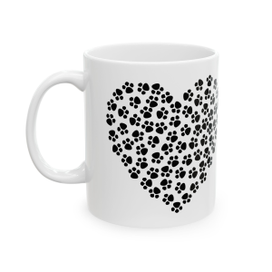 🐾🔥 The “I Love My Dog” Mug Series is HERE! 🔥🐾Paws Heart Ceramic Mug 11oz