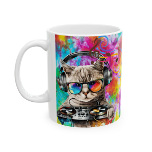 🐱🔥 The “I Love My Cat” Mug Series is HERE! 🔥🐱Ralph  - DJ Kitty Collection Ceramic Mug 11oz